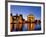 Panoramic of the Palace of Fine Arts at Dusk in San Francisco, California, Usa-Chuck Haney-Framed Photographic Print