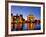 Panoramic of the Palace of Fine Arts at Dusk in San Francisco, California, Usa-Chuck Haney-Framed Photographic Print