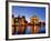 Panoramic of the Palace of Fine Arts at Dusk in San Francisco, California, Usa-Chuck Haney-Framed Photographic Print