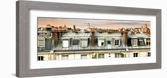 Panoramic Rooftops View, Sacre-Cœur Basilica, Paris, France-Philippe Hugonnard-Framed Photographic Print