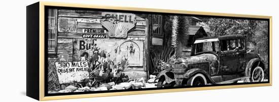 Panoramic - Route 66 - Gas Station - Arizona - United States-Philippe Hugonnard-Framed Premier Image Canvas