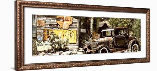 Panoramic - Route 66 - Gas Station - Arizona - United States-Philippe Hugonnard-Framed Photographic Print