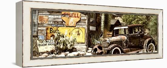 Panoramic - Route 66 - Gas Station - Arizona - United States-Philippe Hugonnard-Framed Premier Image Canvas