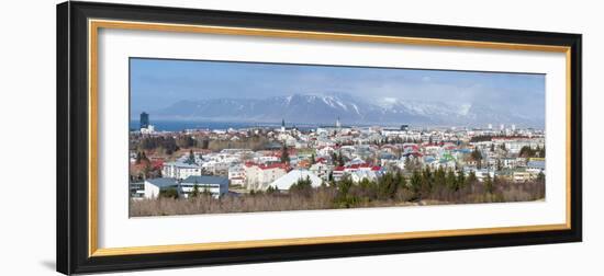 Panoramic View across the City of Reykjavik, Iceland, Polar Regions-Chris Hepburn-Framed Photographic Print