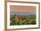 Panoramic View at Sunset over the Ancient Temples and Pagodas, Bagan, Myanmar or Burma-Stefano Politi Markovina-Framed Photographic Print