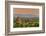 Panoramic View at Sunset over the Ancient Temples and Pagodas, Bagan, Myanmar or Burma-Stefano Politi Markovina-Framed Photographic Print