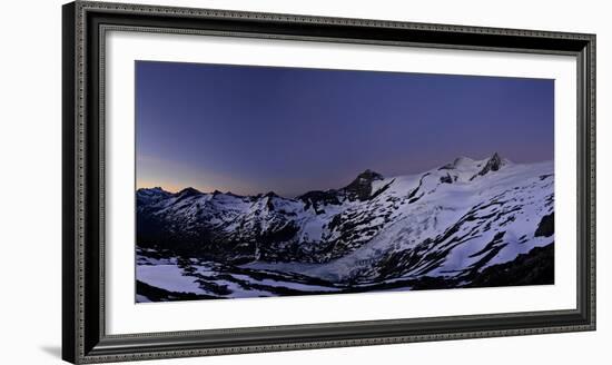 Panoramic View from the 'Neuen Prager HŸtte' (Alpine Hut) at Dawn, Venedigergruppe-Stefan Sassenrath-Framed Photographic Print