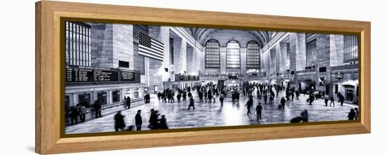 Panoramic View - Grand Central Terminal at 42nd Street and Park Avenue in Midtown Manhattan-Philippe Hugonnard-Framed Premier Image Canvas