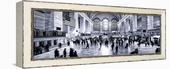 Panoramic View - Grand Central Terminal at 42nd Street and Park Avenue in Midtown Manhattan-Philippe Hugonnard-Framed Premier Image Canvas