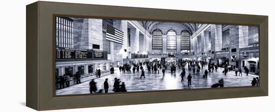 Panoramic View - Grand Central Terminal at 42nd Street and Park Avenue in Midtown Manhattan-Philippe Hugonnard-Framed Premier Image Canvas