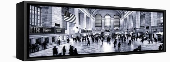 Panoramic View - Grand Central Terminal at 42nd Street and Park Avenue in Midtown Manhattan-Philippe Hugonnard-Framed Premier Image Canvas