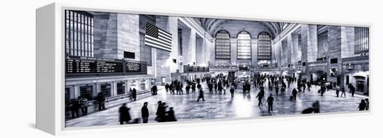 Panoramic View - Grand Central Terminal at 42nd Street and Park Avenue in Midtown Manhattan-Philippe Hugonnard-Framed Premier Image Canvas