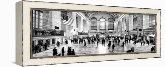 Panoramic View - Grand Central Terminal at 42nd Street and Park Avenue in Midtown Manhattan-Philippe Hugonnard-Framed Premier Image Canvas