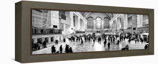 Panoramic View - Grand Central Terminal at 42nd Street and Park Avenue in Midtown Manhattan-Philippe Hugonnard-Framed Premier Image Canvas