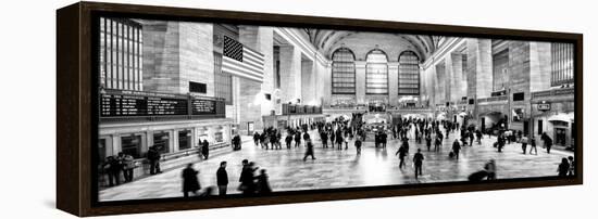 Panoramic View - Grand Central Terminal at 42nd Street and Park Avenue in Midtown Manhattan-Philippe Hugonnard-Framed Premier Image Canvas