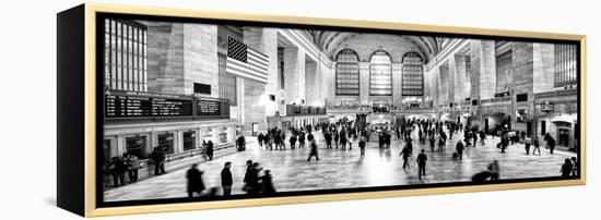 Panoramic View - Grand Central Terminal at 42nd Street and Park Avenue in Midtown Manhattan-Philippe Hugonnard-Framed Premier Image Canvas