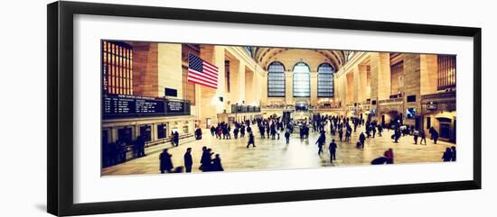 Panoramic View - Grand Central Terminal at 42nd Street and Park Avenue in Midtown Manhattan-Philippe Hugonnard-Framed Photographic Print