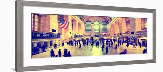 Panoramic View - Grand Central Terminal at 42nd Street and Park Avenue in Midtown Manhattan-Philippe Hugonnard-Framed Photographic Print