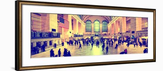 Panoramic View - Grand Central Terminal at 42nd Street and Park Avenue in Midtown Manhattan-Philippe Hugonnard-Framed Photographic Print