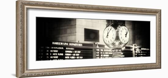 Panoramic View - Grand Central Terminal's Four-Sided Seth Thomas Clock - Manhattan - New York-Philippe Hugonnard-Framed Photographic Print