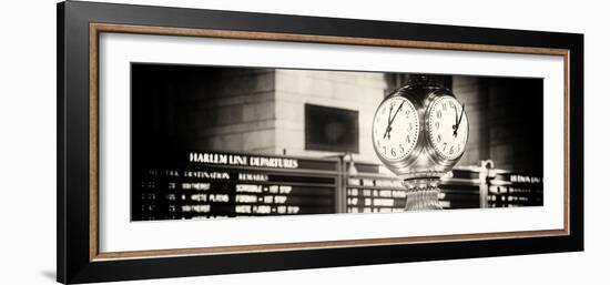 Panoramic View - Grand Central Terminal's Four-Sided Seth Thomas Clock - Manhattan - New York-Philippe Hugonnard-Framed Photographic Print