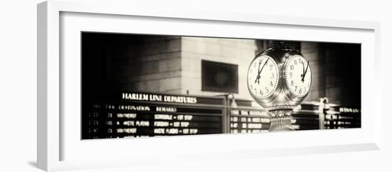 Panoramic View - Grand Central Terminal's Four-Sided Seth Thomas Clock - Manhattan - New York-Philippe Hugonnard-Framed Photographic Print