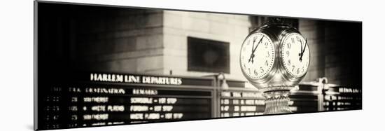 Panoramic View - Grand Central Terminal's Four-Sided Seth Thomas Clock - Manhattan - New York-Philippe Hugonnard-Mounted Photographic Print