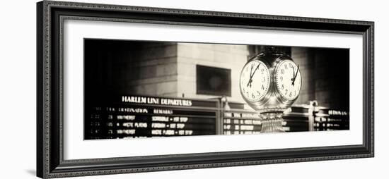 Panoramic View - Grand Central Terminal's Four-Sided Seth Thomas Clock - Manhattan - New York-Philippe Hugonnard-Framed Photographic Print