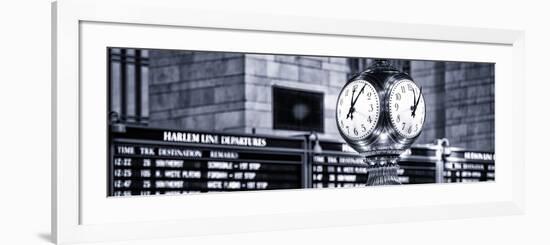 Panoramic View - Grand Central Terminal's Four-Sided Seth Thomas Clock - Manhattan - New York-Philippe Hugonnard-Framed Photographic Print