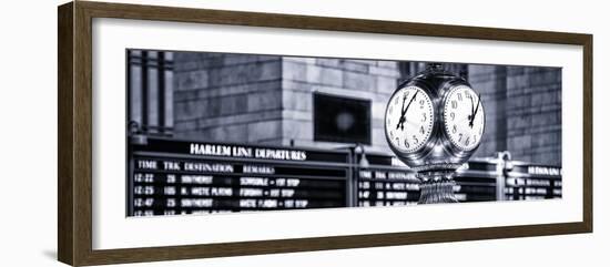 Panoramic View - Grand Central Terminal's Four-Sided Seth Thomas Clock - Manhattan - New York-Philippe Hugonnard-Framed Photographic Print