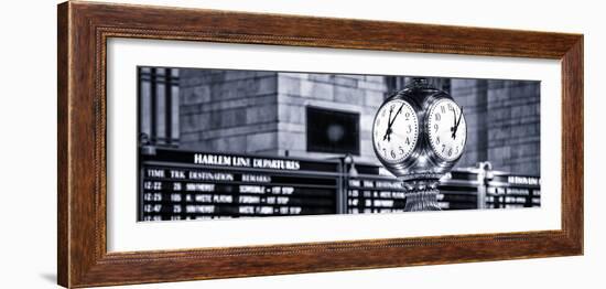 Panoramic View - Grand Central Terminal's Four-Sided Seth Thomas Clock - Manhattan - New York-Philippe Hugonnard-Framed Photographic Print