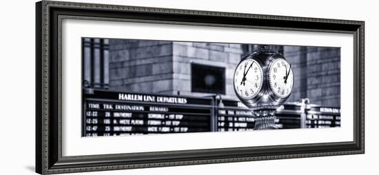 Panoramic View - Grand Central Terminal's Four-Sided Seth Thomas Clock - Manhattan - New York-Philippe Hugonnard-Framed Photographic Print