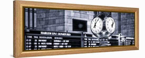 Panoramic View - Grand Central Terminal's Four-Sided Seth Thomas Clock - Manhattan - New York-Philippe Hugonnard-Framed Premier Image Canvas