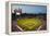 Panoramic view of 29,183 baseball fans at Citizens Bank Park, Philadelphia, PA, who are watching...-null-Framed Premier Image Canvas