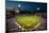 Panoramic view of 29,183 baseball fans at Citizens Bank Park, Philadelphia, PA, who are watching...-null-Mounted Photographic Print