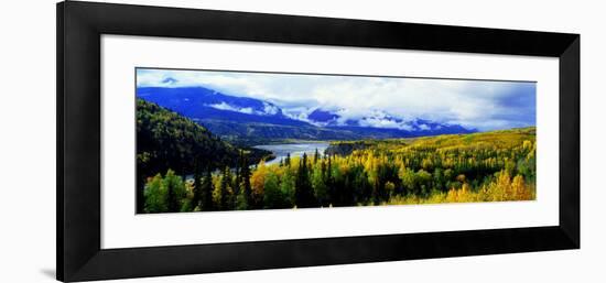 Panoramic View of a Landscape, Yukon River, Alaska, USA-null-Framed Photographic Print