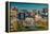 Panoramic view of Baltimore Inner Harbour, Maryland - shot from Federal Park Hill-null-Framed Premier Image Canvas