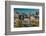 Panoramic view of Baltimore Inner Harbour, Maryland - shot from Federal Park Hill-null-Framed Photographic Print