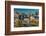 Panoramic view of Baltimore Inner Harbour, Maryland - shot from Federal Park Hill-null-Framed Photographic Print