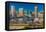 Panoramic view of Baltimore Inner Harbour, Maryland - shot from Federal Park Hill-null-Framed Premier Image Canvas