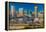 Panoramic view of Baltimore Inner Harbour, Maryland - shot from Federal Park Hill-null-Framed Premier Image Canvas