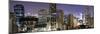 Panoramic View of Bangkok at Night from Rembrandt Hotel and Towers-Lee Frost-Mounted Photographic Print