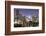 Panoramic View of Bangkok at Night from Rembrandt Hotel and Towers-Lee Frost-Framed Photographic Print