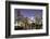 Panoramic View of Bangkok at Night from Rembrandt Hotel and Towers-Lee Frost-Framed Photographic Print