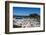 Panoramic View of Beautiful Lindos Village with its Castle (Acropolis)-Michael Runkel-Framed Photographic Print