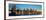 Panoramic View of Brooklyn Bridge and East River at Sunrise with New York City-null-Framed Photographic Print