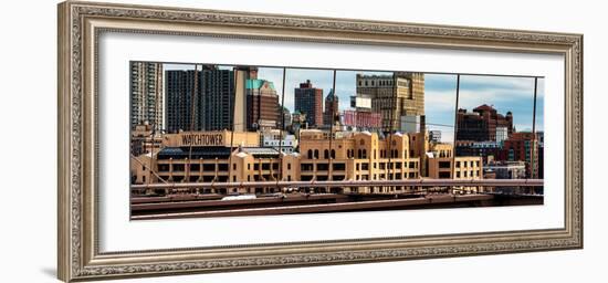 Panoramic View of Brooklyn Bridge of the Watchtower Building-Philippe Hugonnard-Framed Photographic Print