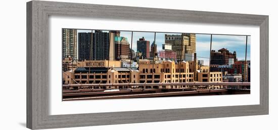 Panoramic View of Brooklyn Bridge of the Watchtower Building-Philippe Hugonnard-Framed Photographic Print