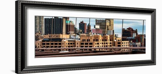 Panoramic View of Brooklyn Bridge of the Watchtower Building-Philippe Hugonnard-Framed Photographic Print