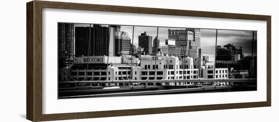 Panoramic View of Brooklyn Bridge of the Watchtower Building-Philippe Hugonnard-Framed Photographic Print